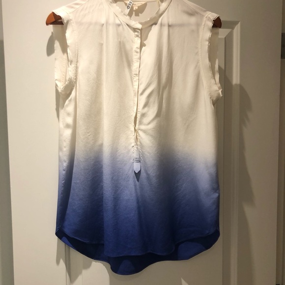 Rebecca Taylor Dip Dye Ombre Top - Picture 2 of 5